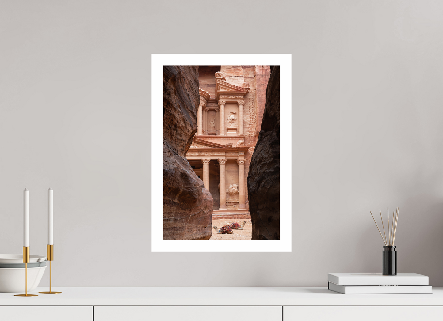 30 x 45 cm, Unframed The Treasury, Petra