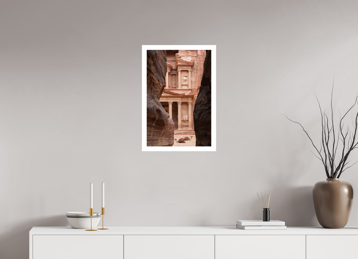 40 x 60 cm, Unframed The Treasury, Petra