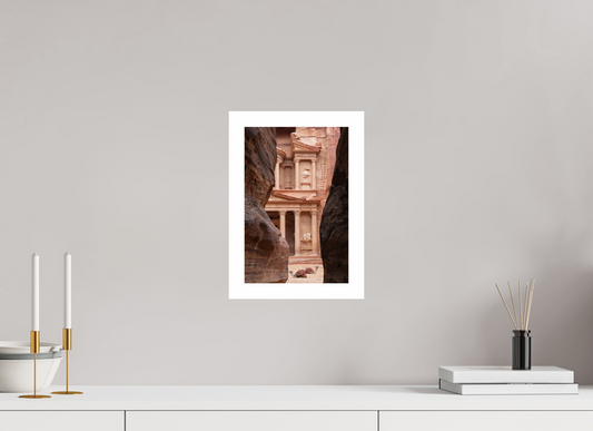 20 x 30 cm, Unframed The Treasury, Petra