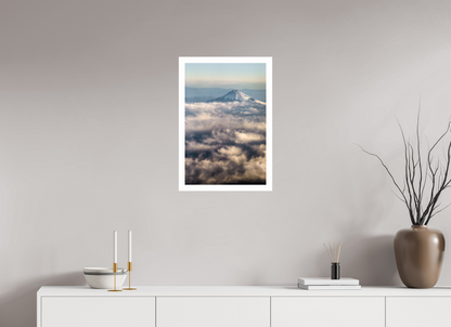 40 x 60 cm, Unframed Mount Fuji above the clouds