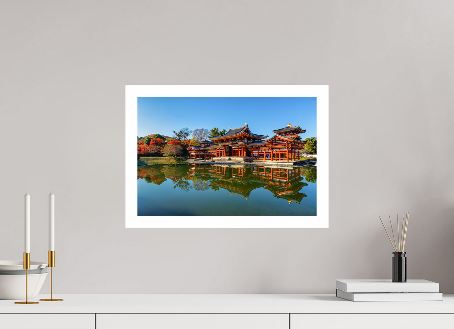 45 x 30 cm, Unframed Byodoin