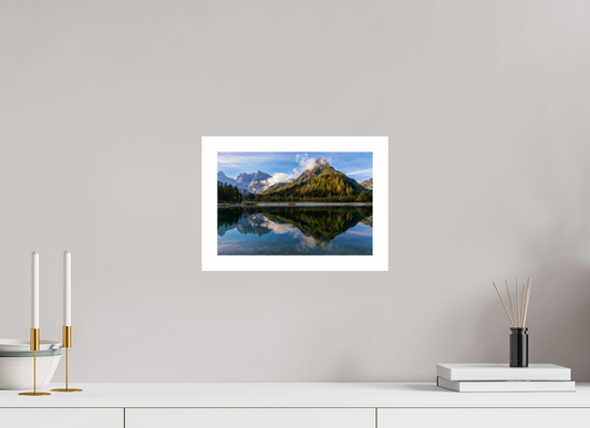 30 x 20 cm, Unframed Lake in Slovenia